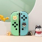 GeekShare Cute Animal Theme Thumb Grip Caps,Compatible with Switch/OLED/Switch Lite,Soft Silicone Joystick Cover,4PCS - Shiba Inu