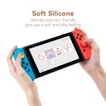 GeekShare Cute Thumb Grip Caps Compatible with Switch/OLED/Switch Lite,Soft Silicone Joystick Rocker Cover,4PCS- Takoyaki
