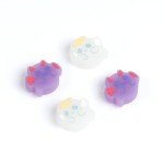 GeekShare Luminous Ghost Thumb Grip Caps, Soft Silicone Joystick Cover Compatible with Switch/OLED/Switch Lite,4PCS