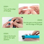 GeekShare Cute Silicone Joy Con Thumb Grip Caps, Joystick Cover Compatible with Switch/OLED/Switch Lite,4PCS - Dinosaur & Axolotl