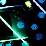 GeekShare Luminous Ghost Thumb Grip Caps, Soft Silicone Joystick Cover Compatible with Switch/OLED/Switch Lite,4PCS