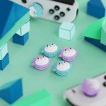 PlayVital Thumbs Cushion Caps Thumb Grip Caps for Nintendo Switch, Joystick Cover for Nintendo Switch Lite, Thumbstick Grips for OLED Joycon - Chubby Puffer Fish