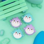 PlayVital Thumbs Cushion Caps Thumb Grip Caps for Nintendo Switch, Joystick Cover for Nintendo Switch Lite, Thumbstick Grips for OLED Joycon - Chubby Puffer Fish