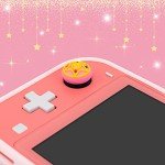 BelugaDesign Moon Sakura Thumb Grips | Anime Magical Girl Cardcaptor Cute Kawaii Pink Pastel Button Joystick Cap | Compatible with Nintendo Switch OLED Lite Joycon Console