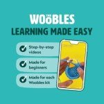 The Woobles Beginners Crochet Kit with Easy Peasy Yarn as seen on Shark Tank - with Step-by-Step Video Tutorials - Snoopy