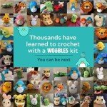The Woobles Beginners Crochet Kit with Easy Peasy Yarn as seen on Shark Tank - with Step-by-Step Video Tutorials - Snoopy