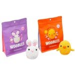 The Woobles Beginners Crochet Kit with Easy Peasy Yarn as seen on Shark Tank Bundle - with Step-by-Step Video Tutorials - Kiki The Chick and JoJo The Bunny