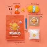 The Woobles Beginners Crochet Kit with Easy Peasy Yarn as seen on Shark Tank Bundle - with Step-by-Step Video Tutorials - Kiki The Chick and JoJo The Bunny