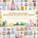 Crochet Kit for Beginners, Beginner Crochet Kit for Adults with Step-by-Step Video Tutorials, DIY Crochet Animal Kits Kids Knitting Supplies, 4 Pack Dinosaurs (40%+ Yarn)