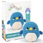 Squishmallow Original Bebe The Bluebird Crochet Kit, Includes Yarn, Crochet Hook, Starter Hooks, Step-by-Step Tutorials, Exclusive Crochet Kit for Beginners, DIY Craft, Crochet Kits, Great Teen Gifts