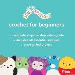 Squishmallow Original Bebe The Bluebird Crochet Kit, Includes Yarn, Crochet Hook, Starter Hooks, Step-by-Step Tutorials, Exclusive Crochet Kit for Beginners, DIY Craft, Crochet Kits, Great Teen Gifts
