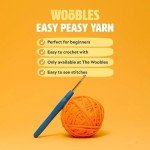 The Woobles Beginners Crochet Kit with Easy Peasy Yarn as seen on Shark Tank - with Step-by-Step Video Tutorials - Squid Game (Red Guard)