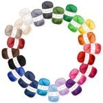 Soft Yarn for Crocheting - 2400 Yards Crochet Yarn for Crocheting and Knitting Yarn, Amigurumi Yarn for Knitting, Acrylic Yarn Bulk, Perfect Yarn for Crafts, Crocheting Yarn Set - 24 Yarn Pack x 50g