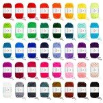 INSCRAFT 113 Piece Crochet Kit with Yarn Set– 1600 Yards Assorted Yarn for Knitting and Crochet, 73PCS Crochet Accessories Set Including Ergonomic Hooks, Knitting Needles & More Ideal Beginner Kit