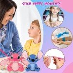 Crochet Kit for Beginners-Animals Start Crotcheting - Perfect Ange Amigurumi Knitting Learn to Kit for Adult Kids with Stitch by Stitch Video Tutorials,Holiday Christmas Gift.(Lilo & Stitch