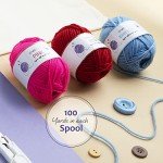 Soft Yarn for Crocheting - 2400 Yards Crochet Yarn for Crocheting and Knitting Yarn, Amigurumi Yarn for Knitting, Acrylic Yarn Bulk, Perfect Yarn for Crafts, Crocheting Yarn Set - 24 Yarn Pack x 50g