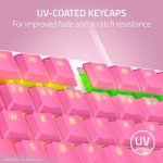 Razer Ornata V3 TKL Gaming Keyboard: Low-Profile Keys - Mecha-Membrane Switches - UV-Coated Keycaps - Backlit Media Keys - 8-Zone RGB Lighting - Magnetic Wrist Wrest - Hello Kitty & Friends Edition