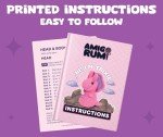 Amigo Rumi Cute Dinosaur Beginners Crochet Kit - Learn How to Crochet Starter Kit - 4+ Hour Video Tutorials & Crocheting Book - Easy to Stitch Yarn - Amigurumi Stuffed Animal for Kids 12+ & Adults
