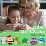 6Pcs Crochet Kit for Beginners - Knitting Kit for Adults and Kids Beginners -Woobles Crochet Kit and Crochet Animals Kits with Easy Peasy Yarn and Step-by-Step Video Tutorials