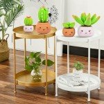 Crochetta Crochet Kit for Beginners - Crochet Starter Kit with Step-by-Step Video Tutorials, Learn to Crochet Kits for Adults and Kids, DIY Knitting Supplies, 4 Pack Plants Family(40%+ Yarn)