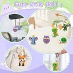 BOLDNOVA Knitting Kit for Beginners with 6 Pcs Crochet Animal Kit for Beginners in Step by Step Video Tutorials, Beginner Crochet Kit for Adults (B)