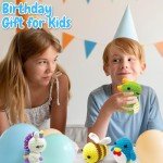 TGIQROVE 4Pcs Animal Crochet Kit for Beginners, Crochet Kit with Step-by-Step Video Tutorials, DIY Craft, Yarn,Crochet Hook, Knitting Starter Pack for Adults and Kids, Kids Boys Girls Birthday Gifts