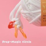 Crochet Animal Kit Bunny Crochet Kit for Beginners Kids with Premium Yarn, Amigurumi Mini Crochet Animals Knitting Kit, Beginner Crochet Kit for Adults for Easter with Step-by-Step Video Tutorials