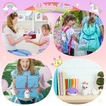 BWkoss Beginner Crochet Kit, Cute Animals Crochet Starter Kit for Adults Kids Unicorns DIY Craft Complete Material Pack with Step-by-Step Instruction and Video Tutorials for Knitting Enthusiast