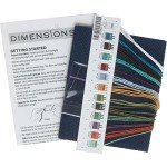 Dimensions Nighttime Camping Adventure Cross Stitch Kit for Beginners, 5" x 7", 14 Cnt. Navy Aida, 4pcs