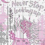 Dimensions Nighttime Camping Adventure Cross Stitch Kit for Beginners, 5" x 7", 14 Cnt. Navy Aida, 4pcs