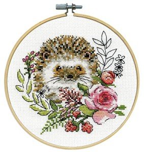 Design Works Crafts Janlynn Counted Cross Stitch Kit, Hedgehog