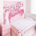 Pecfamly Cutecore Cute Pink Kawaii Anime Tapestry for Bedroom Teen Girl, Cutecore Kawaii Gamer Girl Anime Room Home Decor (59" x 51")