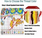 Baipisan Cross Stitch Kit for Adults - Sun and Moon 11CT Preprinted Easy Pattern Needlepoint Kit