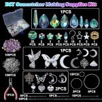 HYBEADS DIY Suncatchers, 400pcs Sun Catchers Making Supplies Kit Art and Crafts for Adults Hanging Prism Sun Catcher with Crystals Rainbow Maker for Indoor Window Home Wedding Garden Christmas Decor