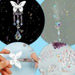 HYBEADS DIY Suncatchers, 400pcs Sun Catchers Making Supplies Kit Art and Crafts for Adults Hanging Prism Sun Catcher with Crystals Rainbow Maker for Indoor Window Home Wedding Garden Christmas Decor