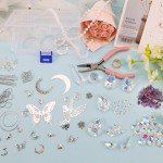 HYBEADS DIY Suncatchers, 400pcs Sun Catchers Making Supplies Kit Art and Crafts for Adults Hanging Prism Sun Catcher with Crystals Rainbow Maker for Indoor Window Home Wedding Garden Christmas Decor