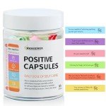 HIONXMGA Positive Messages in a Bottle (60+ Positive Affirmations),Self Care Gifts for Women Men Stress Relief Get Well Soon,Self Care Kit Pre-Written Daily Messages for Relaxation,Inspiration