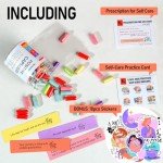 HIONXMGA Positive Messages in a Bottle (60+ Positive Affirmations),Self Care Gifts for Women Men Stress Relief Get Well Soon,Self Care Kit Pre-Written Daily Messages for Relaxation,Inspiration