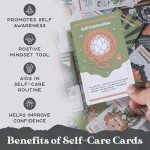 PURPLE CANYON Self Care Affirmation Cards | Positive Affirmations Cards for Mindfulness and Meditation | Motivational Gifts for Women and Men | 52 Card Deck for Encouragement