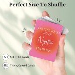 Affirmation Cards for Women, 63 Unique Positive Affirmation Cards, Daily Affirmations for Inspiration, Mindfulness, & Self-Care Gifts for Women