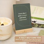 Clever Fox Self-care Affirmation Cards – Inspirational Daily Self-Love Deck for Stress Relief, Mindfulness, Positive Mindset, Wellness & Mental Health