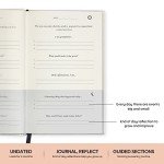 Soomeet The Gratitude Journal, Original Daily Gratitude & Reflection Journal a Day for More Happiness, Positivity, Affirmation, Productivity, Mindfulness & Self Care, Undated Daily Journal, Beige