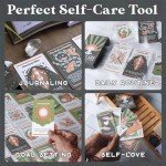 PURPLE CANYON Self Care Affirmation Cards | Positive Affirmations Cards for Mindfulness and Meditation | Motivational Gifts for Women and Men | 52 Card Deck for Encouragement