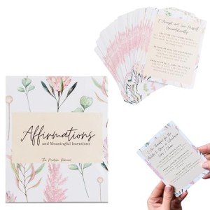52 Positive Affirmation Cards for Women – Daily Affirmations & Motivational Quote Cards for Self-Care, Mindfulness, and Personal Growth | Inspirational & Powerful Words of Affirmation for Desk Décor & Gifts