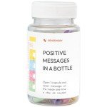 50 Positive Messages in a Bottle - Unique Stress Relief and Wellness Gifts for Men and Women - Desk Accessories for Meditation and Self Care - Xmas Gifts