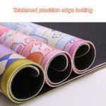 PERFECTSIGHT Bear Bakery Mouse Pad, Cute Bunny Cartoon Desk Mat for Women Girls Kids, Kawaii Keyboard Computer Large Gaming Mouse Pad, Full Desk Mousepad Non Slip Writing Pad for Office Home 31x 15