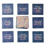 Affirmation Cards for Women | 52 Daily Inspirational & Motivational Quotes | Funny & Positive Mix for Self-Care, badass & sweary | Modern Design, Premium Printing | Birthday & Friend Gifts