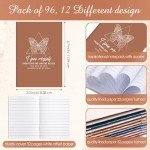 Tatuo 24 Pcs Positive Affirmation Notebooks Inspirational Quote Notebook Small Motivational Encouragement Notepads Daily Affirmations Journal for Women Men Stress Relief and Self Care Gift (Sketch)