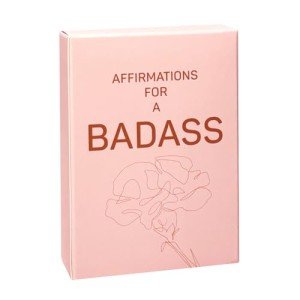 Gejoyse 60 Badass Affirmation Cards - Inspirational Motivational Cards for Women - Positive Daily Affirmations - Spiritual Self Care Gifts