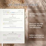 Self-Care Journal, Mental Health Journal for Women, 120 Days Reflection Journal with Prompts, Self Care Planner for Gratitude, Mindfulness & Wellness, 5.7”x8.3”, Beige